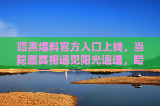 暗黑爆料官方入口上线，当隐藏真相遇见阳光通道，暗黑爆料官方入口上线，隐藏真相的阳光通道