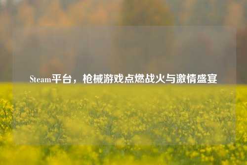 Steam平台,枪械游戏点燃战火与激情盛宴