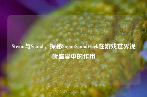 Steam与Sound，探秘SteamSoundtrack在游戏世界视听盛宴中的作用