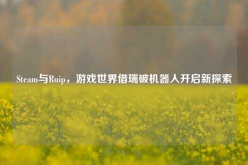 Steam与Ruip，游戏世界借瑞破机器人开启新探索