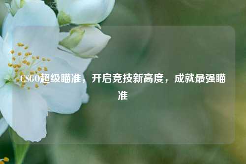 CSGO超级瞄准,开启竞技新高度,成就最强瞄准