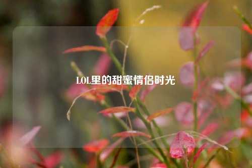 LOL里的甜蜜情侣时光
