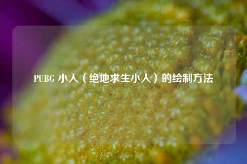 PUBG 小人（绝地求生小人）的绘制方法